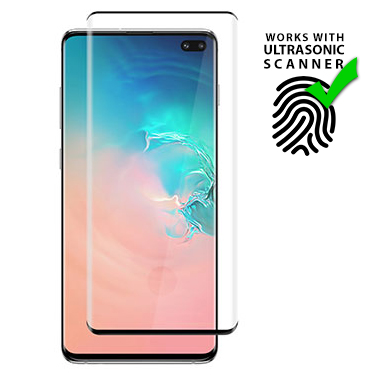 Uolo Shield 3D Tempered Glass (Case Friendly), Samsung Galaxy S10+